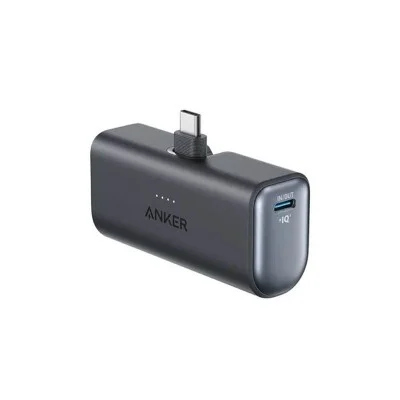 Anker Nano Power Bank (22.5W, Built-In USB-C Connector) 5000mAh - Black